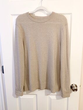 Everlane Beige cashmere Crewneck Sweater - size M